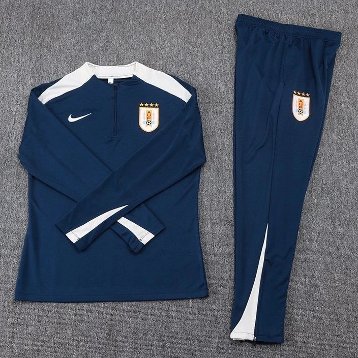 2026 Uruguay Training Kit (Sweatshirt+Pants) Blue