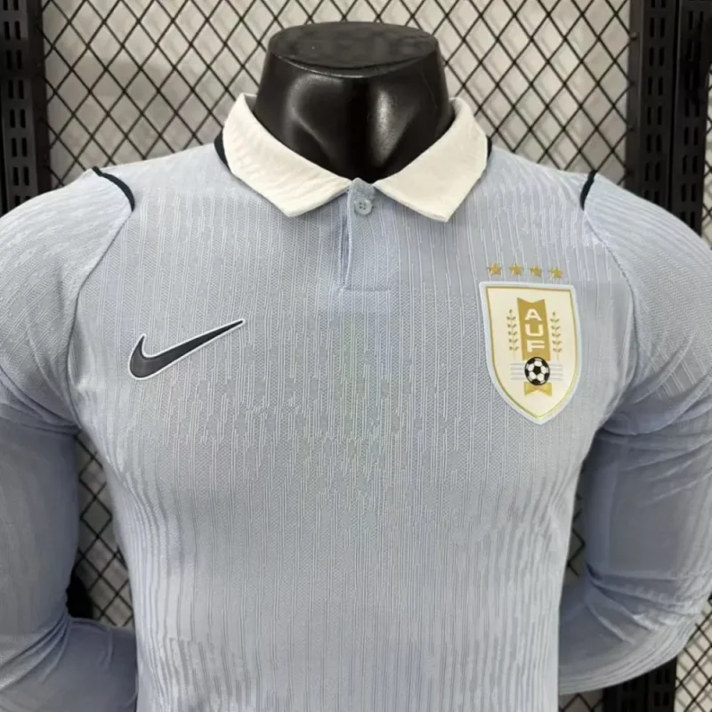 2026 Uruguay World cup Home Long Sleeve Football jersey Player Edition