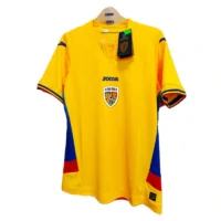 Romania's home football jersey for 2025-26 Fan version