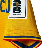Romania's home football jersey for 2025-26 Fan version