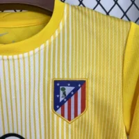 Atletico Madrid Yellow Goalkeeper Kid Kit football jersey 25-26