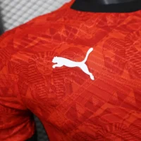 2025-26 Players Edition Egypt Home Red Football Jersey