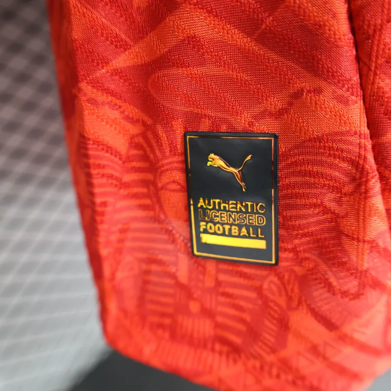 2025-26 Players Edition Egypt Home Red Football Jersey