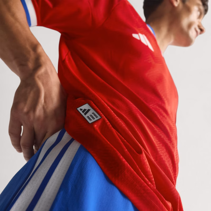 Chile 26 Home Authentic Jersey