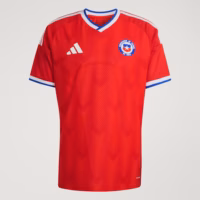 Chile 26 Home Authentic Jersey