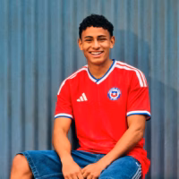 Chile 26 Home Authentic Jersey