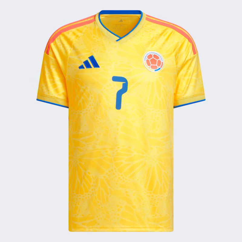 Colombia_26_Home_Diaz_Jersey_Yellow_KW7644_01_laydown Colombia 26 Home Diaz Jersey