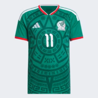 Mexico_26_Home_Gimenez_Jersey_Green_KW7748_01_laydown World Cup 2026 Mexico 26 Home Gimenez Jersey #11