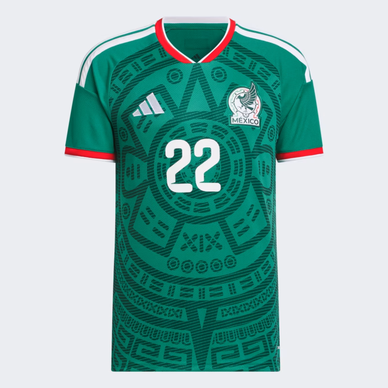 Mexico 26 Home Lozano Jersey #22