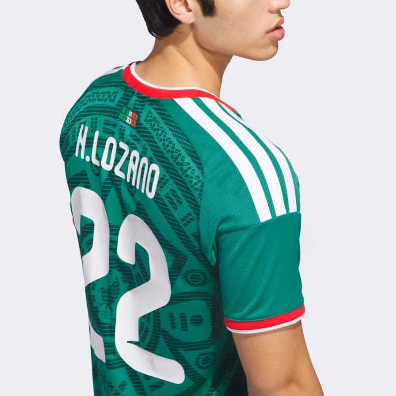 Mexico 26 Home Lozano Jersey #22