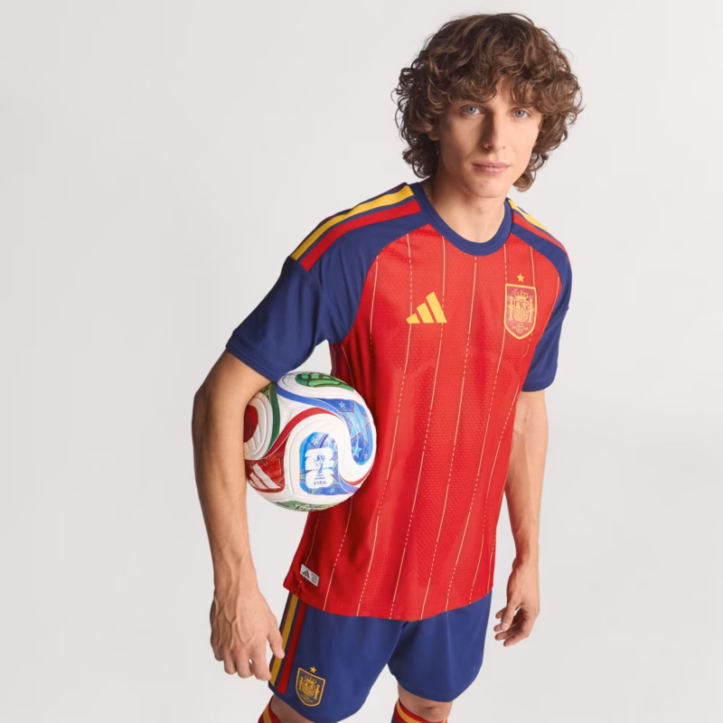 Spain 26 Home Authentic Jersey