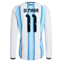 A2B image: argentina-adidas-home-authentic-shirt-2026-long-sleeve-with-di-maria-11-printing Argentina adidas Home Authentic Shirt 2026 - Long sleeve with Di Maria 11 printing