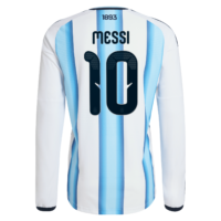 Argentina adidas Home Authentic Shirt 2026 - Long sleeve with Messi 10 printing