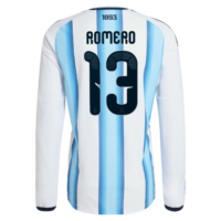 A2B image: argentina-adidas-home-authentic-shirt-2026-long-sleeve-with-romero-13-printing Argentina adidas Home Authentic Shirt 2026 - Long sleeve with Romero 13 printing