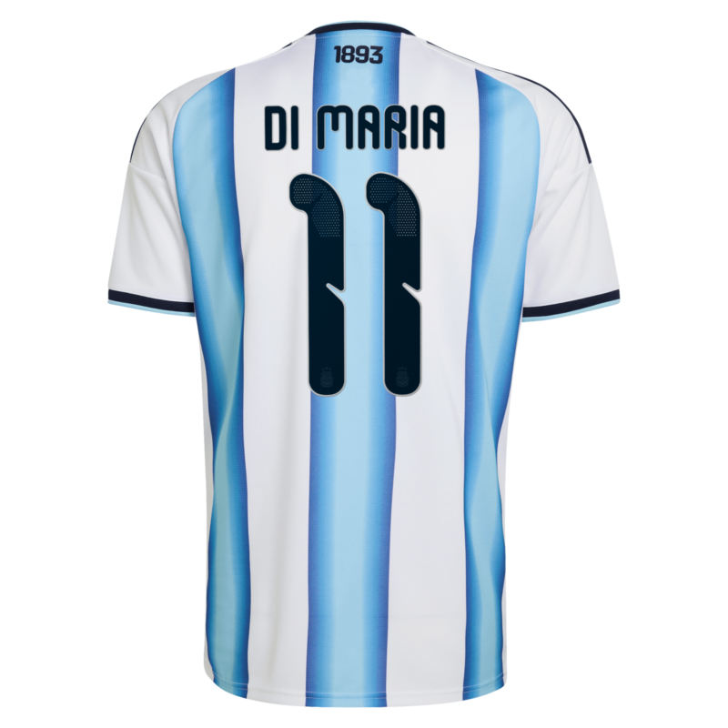 A2B image: argentina-adidas-home-shirt-2026-kids-with-di-maria-11-printing Argentina adidas Home Shirt 2026 - Kids with Di Maria 11 printing