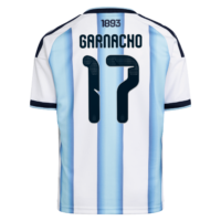 A2B image: argentina-adidas-home-shirt-2026-kids-with-garnacho-17-printing Argentina adidas Home Shirt 2026 - Kids with Garnacho 17 printing