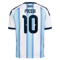 A2B image: argentina-adidas-home-shirt-2026-kids-with-messi-10-printing Argentina adidas Home Shirt 2026 - Kids with Messi 10 printing
