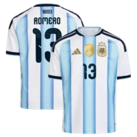 A2B image: argentina-adidas-home-shirt-2026-kids-with-romero-13-printing Argentina adidas Home Shirt 2026 - Kids with Romero 13 printing