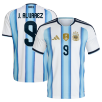 A2B image: argentina-adidas-home-shirt-2026-with-j-alvarez-9-printing Argentina adidas Home Shirt 2026 with J. Alvarez 9 printing