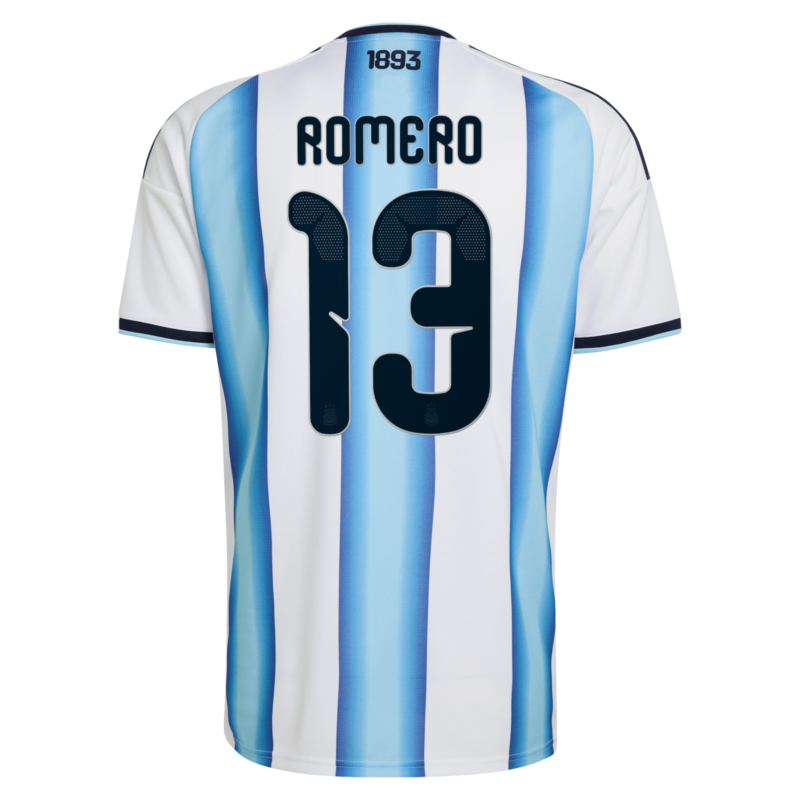 Argentina adidas Home Shirt 2026 with Romero 13 printing