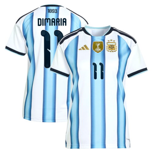 Argentina adidas Home Shirt 2026 - Womens with Di Maria 11 printing