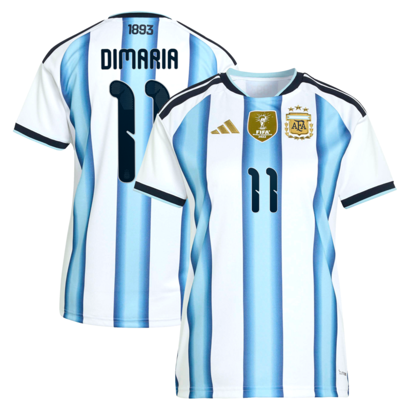 Argentina adidas Home Shirt 2026 - Womens with Di Maria 11 printing