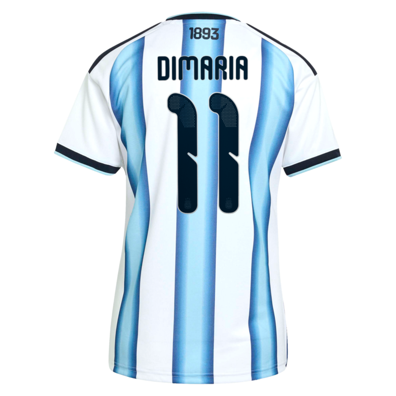 Argentina adidas Home Shirt 2026 - Womens with Di Maria 11 printing