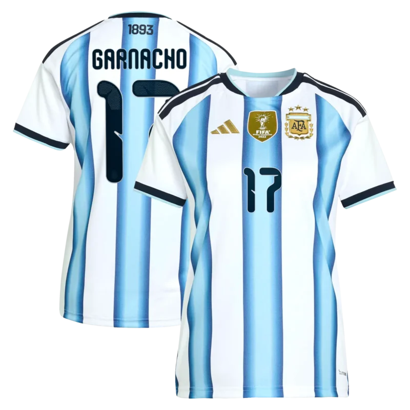 A2B image: argentina-adidas-home-shirt-2026-womens-with-garnacho-17-printing Argentina adidas Home Shirt 2026 - Womens with Garnacho 17 printing
