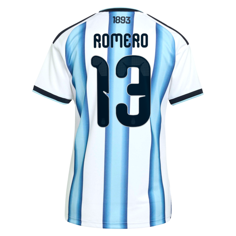 A2B image: argentina-adidas-home-shirt-2026-womens-with-romero-13-printing Argentina adidas Home Shirt 2026 - Womens with Romero 13 printing