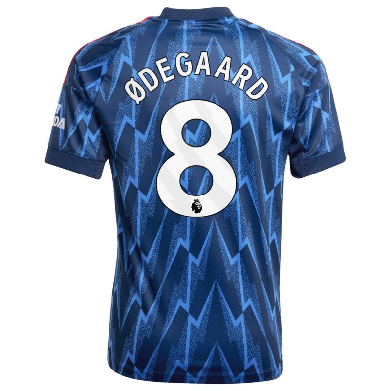 A2B image: arsenal-adidas-away-shirt-2025-26-kids-with-odegaard-8-printing Arsenal adidas Away Shirt 2025-26 - Kids with Ødegaard 8 printing