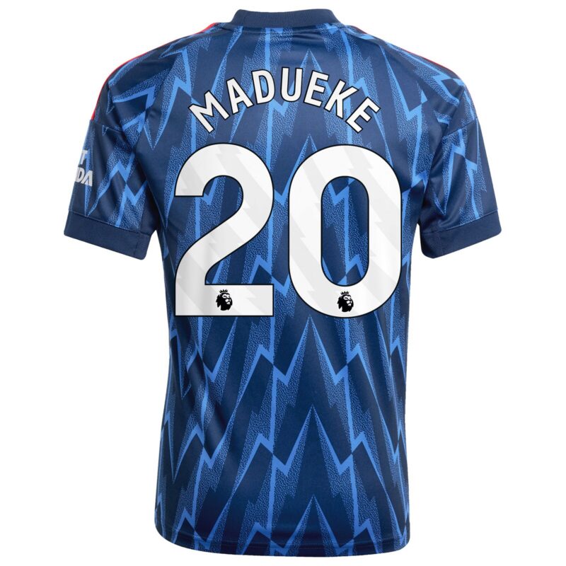 A2B image: arsenal-adidas-away-shirt-2025-26-kids-with-madueke-20-printing Arsenal adidas Away Shirt 2025-26 - Kids with Madueke 20 printing