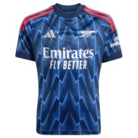 A2B image: arsenal-adidas-away-shirt-2025-26-kids-with-saka-7-printing Arsenal adidas Away Shirt 2025-26 - Kids with Saka 7 printing