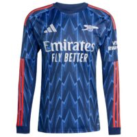 Arsenal adidas Away Shirt 2025-26 - Long Sleeve with Ødegaard 8 printing