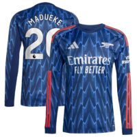 A2B image: arsenal-adidas-away-shirt-2025-26-long-sleeve-with-madueke-20-printing Arsenal adidas Away Shirt 2025-26 - Long Sleeve with Madueke 20 printing