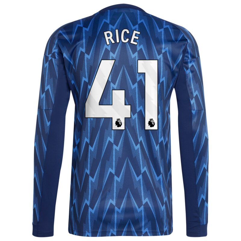 A2B image: arsenal-adidas-away-shirt-2025-26-long-sleeve-with-rice-41-printing Arsenal adidas Away Shirt 2025-26 - Long Sleeve with Rice 41 printing