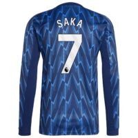 Arsenal adidas Away Shirt 2025-26 - Long Sleeve with Saka 7 printing