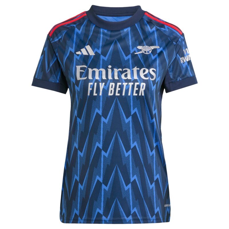 A2B image: arsenal-adidas-away-shirt-2025-26-womens-with-odegaard-8-printing Arsenal adidas Away Shirt 2025-26 - Womens with Ødegaard 8 printing