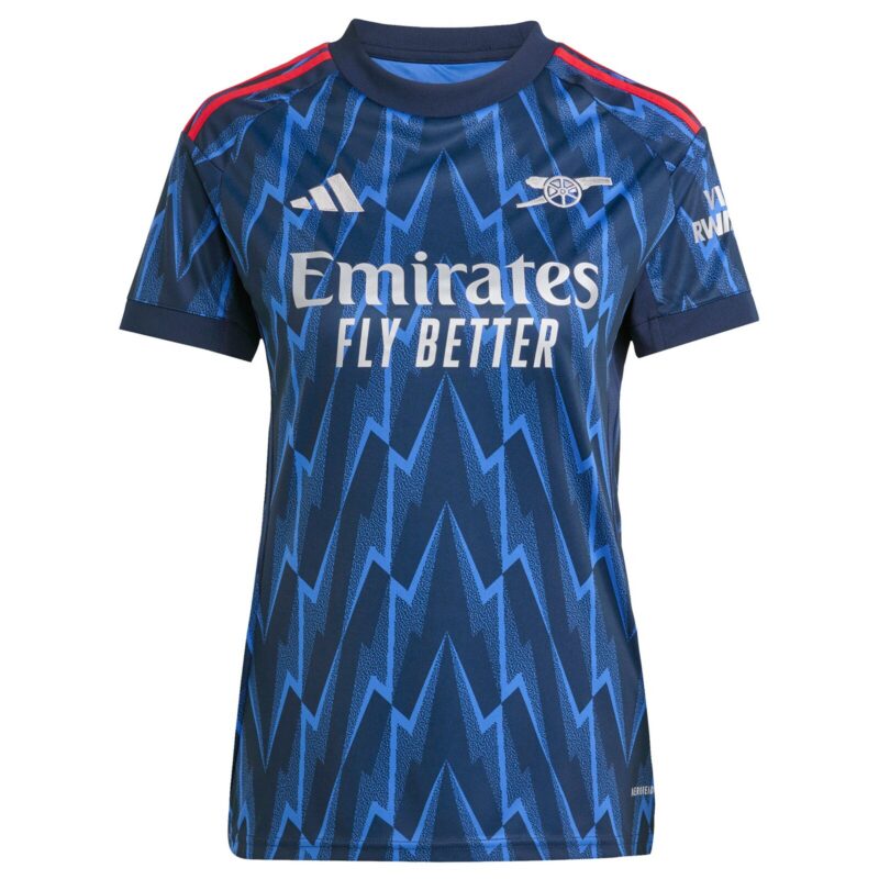 Arsenal adidas Away Shirt 2025-26 - Womens with Gyökeres 14 printing