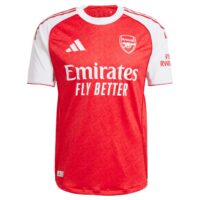 Arsenal adidas Home Authentic Shirt 2025-26 with Eze 10 printing