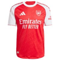 Arsenal adidas Home Authentic Shirt 2025-26 with Madueke 20 printing