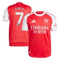 A2B image: arsenal-adidas-home-authentic-shirt-2025-26-with-saka-7-printing Arsenal adidas Home Authentic Shirt 2025-26 with Saka 7 printing