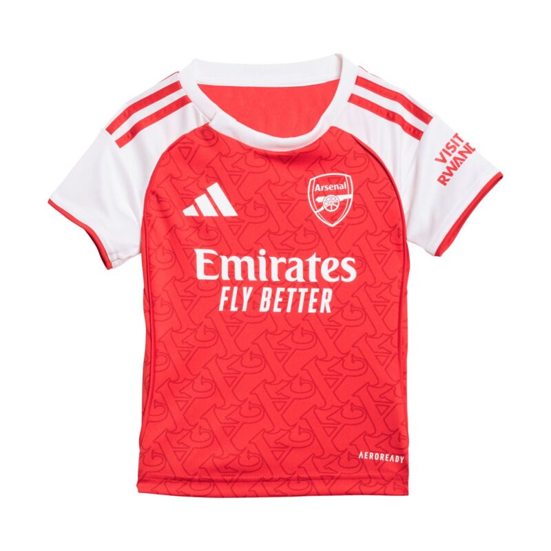 Arsenal adidas Home Babykit 2025-26 with Gyökeres 14 printing