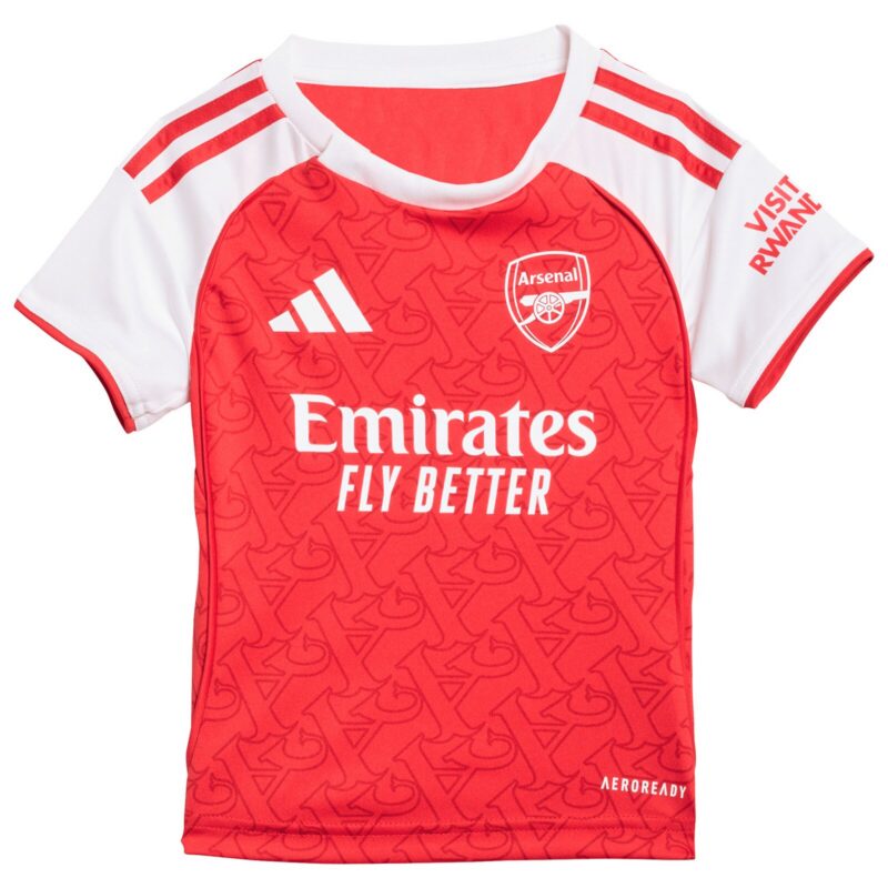 Arsenal adidas Home Babykit 2025-26 with Madueke 20 printing