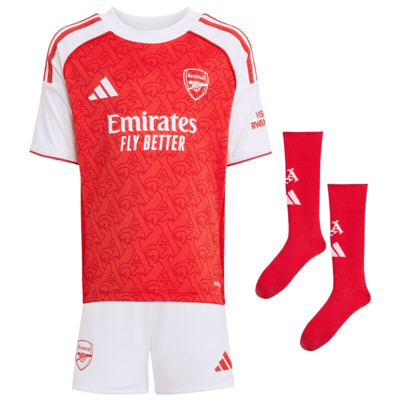 A2B image: arsenal-adidas-home-minikit-2025-26-with-madueke-20-printing Arsenal adidas Home Minikit 2025-26 with Madueke 20 printing