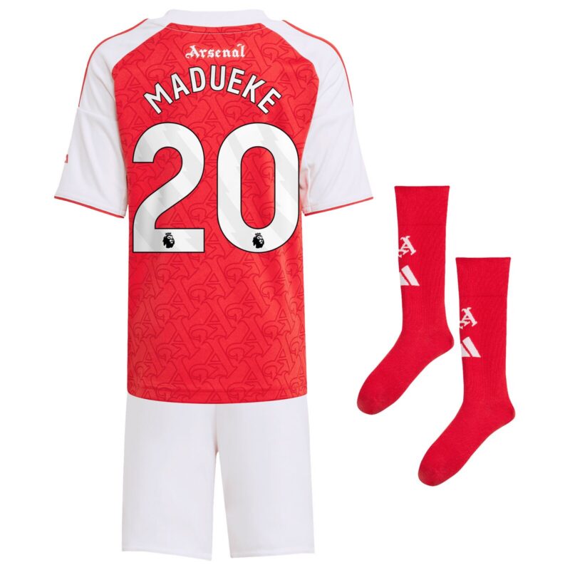 A2B image: arsenal-adidas-home-minikit-2025-26-with-madueke-20-printing Arsenal adidas Home Minikit 2025-26 with Madueke 20 printing