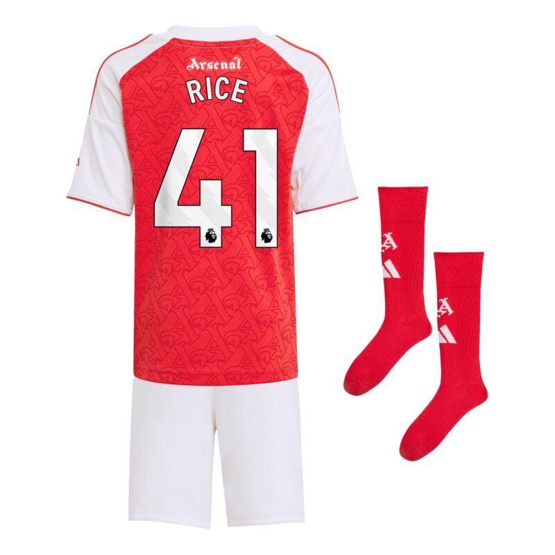 A2B image: arsenal-adidas-home-minikit-2025-26-with-rice-41-printing Arsenal adidas Home Minikit 2025-26 with Rice 41 printing