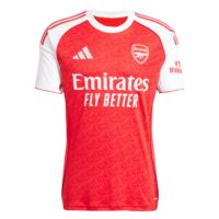 Arsenal adidas Home Shirt 2025-26 with Ødegaard 8 printing