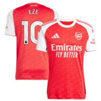 Arsenal adidas Home Shirt 2025-26 with Eze 10 printing