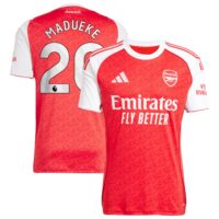 Arsenal adidas Home Shirt 2025-26 with Madueke 20 printing