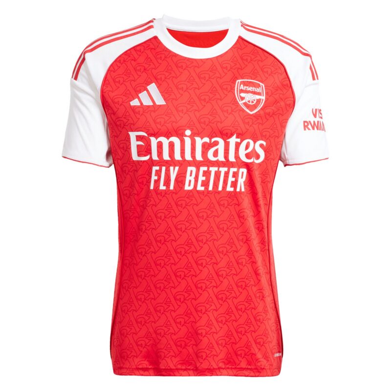 Arsenal adidas Home Shirt 2025-26 with Rice 41 printing